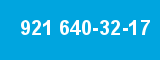 921 640-32-17 921 640-32-17